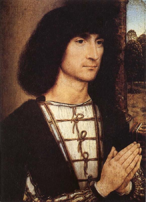 Hans Memling Portrait of a Praying Man oil painting picture